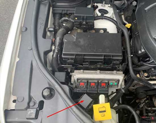 Mopar CSZDV621AA Engine Placement